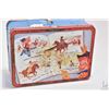 Image 2 : Vintage Howdy Dowdy metal lunch bucket marked Kagran Corporation and Adco Liberty Manufacturing, not