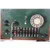 Image 3 : Vintage telephone testing station in wood cabinet 17" X 14" X 9". Note: This lot cannot be shipped. 