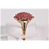 Image 2 : 14kt yellow gold and melee ruby ring, approximately 2.03cts of pink ruby gemstones