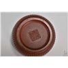 Image 3 : Purple clay teapot and six cups in fitted wooden presentation box