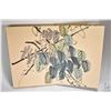 Image 2 : Ink and watercolour album signed Tschi Pai-schi, purportedly early 20th century and a embroidered dr