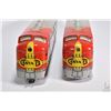 Image 2 : Vintage pressed steel Santa Fe No. 21 double engine train made by Marx circa 1950, O gauge, both tog
