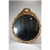 Image 2 : Two gilt framed round wreath motif wall mirrors, overall dimensions, 31" in height and 26" wide