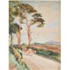 Image 2 : Gilt framed original watercolour landscape with cattle signed by artist R. Joblin, 15" X 11 1/2"