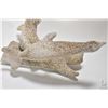 Image 2 : Whale vertebrae carving of three swimming figures, no signature found 12" in length