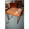 Image 2 : Canadian made mid century modern fold over table 32" square when folded