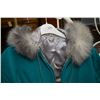 Image 3 : Ladies Inuit style wool parka with hand embroidered detailing and fur collar, appears to be a size m