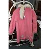 Image 1 : Ladies Inuit style wool parka with hand appliqued detailing and fur collar made by MacPhee workshop,