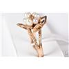 Image 2 : 10kt yellow gold and pearl ring