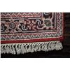 Image 2 : Wool carpet runner with multiple medallions, red background and overall floral design and highlights
