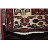 Image 2 : 100% handmade Iranian Hossien Abad area carpet/runner with center medallion and overall geometric fl