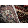 Image 3 : 100% handmade Iranian Hossien Abad area carpet/runner with center medallion and overall geometric fl