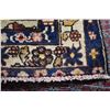 Image 2 : 100% handmade Tafresh area carpet with center medallion, stylized floral design and red background, 