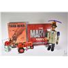 Image 1 : Selection of collectibles including The Marvel Vault ; A museum-in-a-book by Roy Thomas and Peter Sa