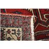 Image 3 : 100% handmade wool carpet runner Sarab with red background and highlights of blues, cream, tan etc. 