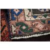 Image 2 : 100% handmade wool carpet Zanjan with double medallion, pale background and highlights of green, blu