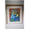 Image 1 : Unframed limited edition serigraph titled ?Memories" pencil signed by artist Daphne Odjig 34/100