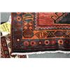 Image 2 : 100% handmade wool carpet runner Azarbijan with triple medallion, red background and highlights of g