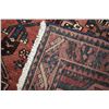 Image 3 : 100% handmade Saveh wool area carpet with red background, highlights of blue, cream, sage etc. 42" X