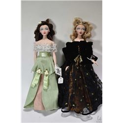 Two 16" Mel Odom Gene dolls including Savannah with original hang tag