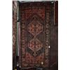 Image 1 : 100% handmade wool carpet with double medallion and red background, highlights of blues, brown etc. 