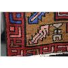 Image 2 : 100% handmade wool carpet runner Sarab with multiple medallions and highlights of red, blue and brow