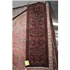 Image 1 : 100% handmade wool carpet Baluchi runner with triple medallion and highlights of red, blue, cream et