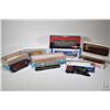 Image 1 : Selection of boxed HO gauge trains including two engines; steam locomotive marked General ED&BCRR 1 