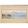 Image 2 : Antique gilt framed watercolour painting ?Loch Achray? signed by artist P.A. Penley 1971, 5" X 13"