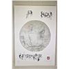 Image 2 : Floater framed limited edition print aquatint titled "La Barque et la lune" by artist Legadang