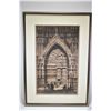 Image 1 : Antique etching marked on verso "West Doorway- Amiens Cathedral" by Albany Howarth