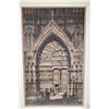 Image 2 : Antique etching marked on verso "West Doorway- Amiens Cathedral" by Albany Howarth