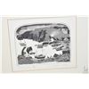 Image 2 : Two framed limited edition prints including "Fishing Cove" 53/100 and "Dark Isle" 54/100 both pencil