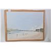 Image 2 : Five unframed watercolour paintings all water scenes and all by artist R. H. Millar and each 11" X 1