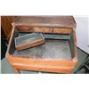Image 2 : Antique flip up desk with fitted interior 31" wide