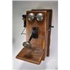 Image 2 : Oak cased Northern Electric hand crank wall phone, no battery. Note: This lot cannot be shipped. Loc