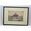 Image 3 : Three framed vintage etchings including "The Venetian Fruit Seller", "University College, Gower St. 