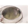 Image 2 : Sterling silver pierced edge oval dish, 8" in length