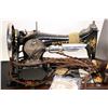 Image 2 : Vintage portable Singer no. 99 electric sewing machine with dome top case and original key plus seve