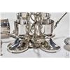 Image 2 : Tray lot of sterling and silver-plate including silver-plate riding boot motif egg server with galle