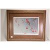 Image 1 : Framed limited edition print "Highbush Cranberries Cardinal" pencil signed by artist Robert Bateman 