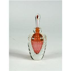 Alloway Art Glass Scent Bottle, signed 1992