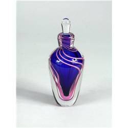 Alloway Art Glass Scent Bottle, signed 1996
