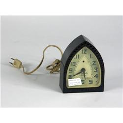 Lincoln Electric electric Bakelite case table clock