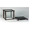 Image 2 : Custom solid Mahogany display case Claw and ball feet