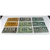 Image 1 : Colorful Colorado License plates 1956, 57, 58, and 1959 Skier