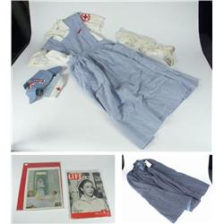 RED CROSS WWII MILITARIA NURSES UNIFORMS