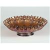 Image 1 : FENTON RIBBON TIE OR COMET PATTERN RUFFLE BOWL