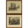 Image 1 : HANDCOLORED LITHOGRAPHS CHARLES FOUQUERAY WW1
