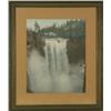 Image 1 : HANDCOLORED PHOTOGRAPH SNOQUALMIE FALLS WA.